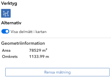 Mått Område Geometriinfo Mått område geometriinfo