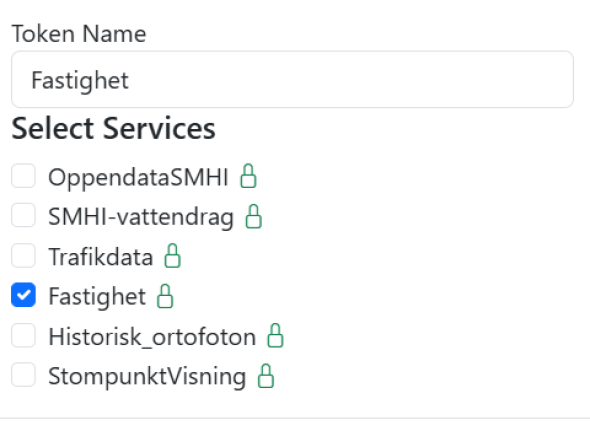 token-grupp