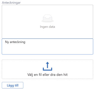 anteckning anteckning