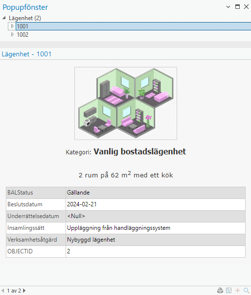 Granska popup
