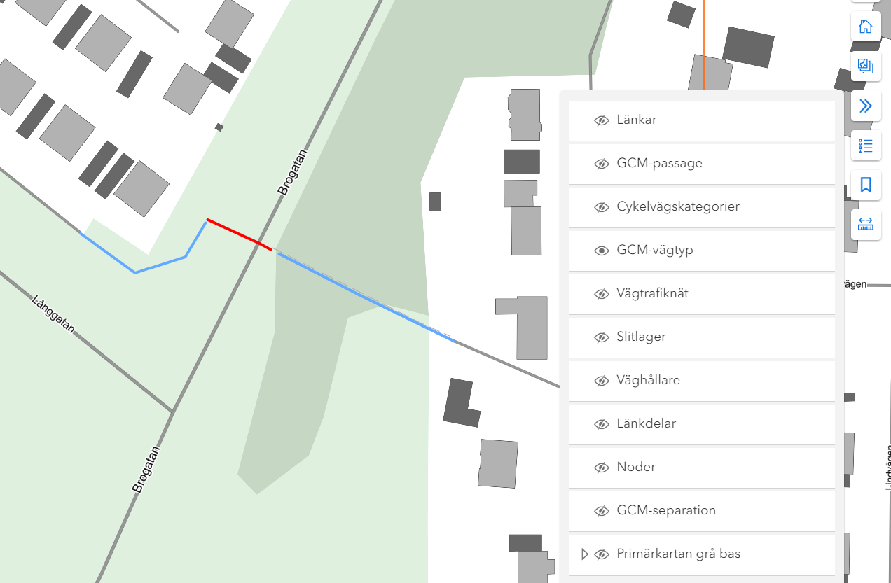 GCM-vägtyp  Exempel GCM-vägtyp