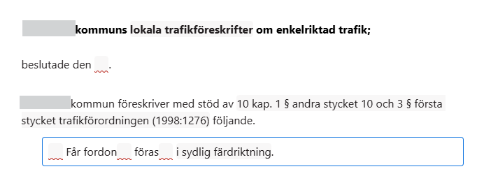 riktning riktning
