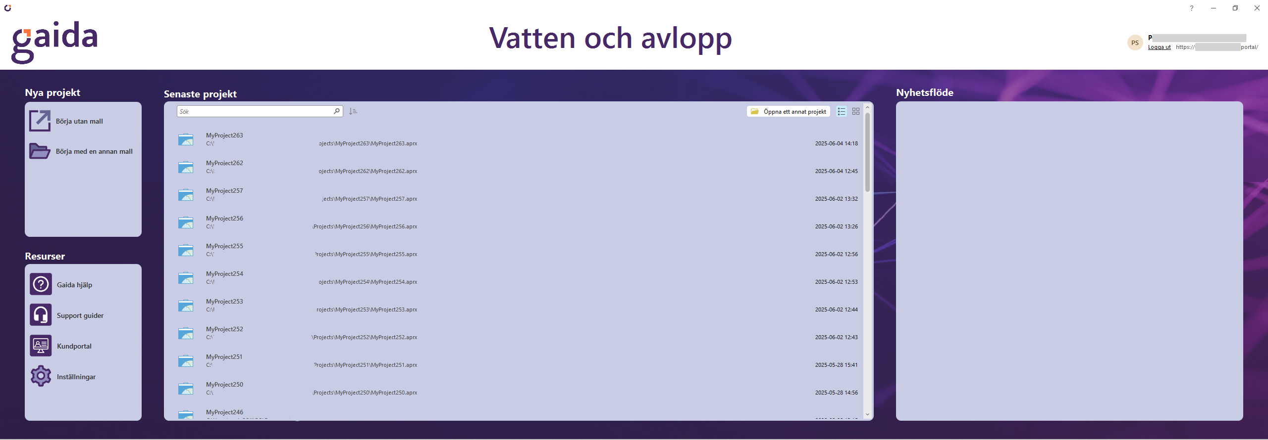 Bild på startsidan