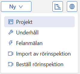 Nytt projekt Nytt projekt
