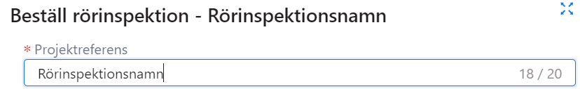 Projektreferens Projektreferens