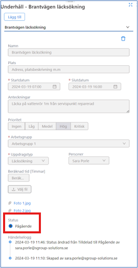 Gaida VA Drift och underhåll Webb