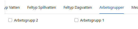 Inställningar > Arbetsgrupper