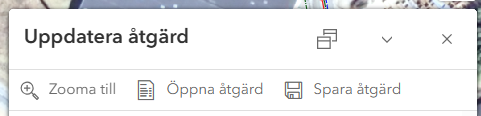 Uppdatera åtgärd