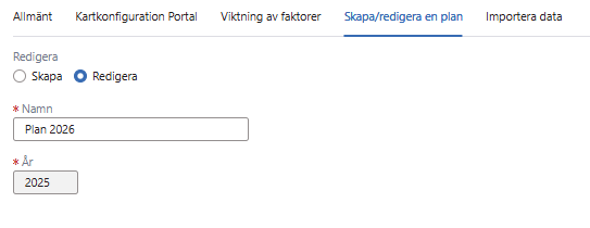 Inställningar > Skapa/redigera en plan Inställningar > Skapa/redigera en plan