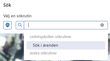 Sök i ärenden Sök i ärenden