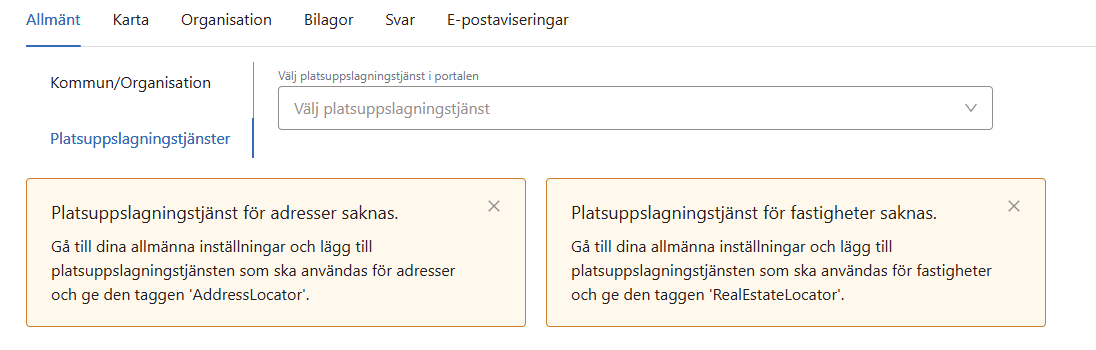 Inställningar > Allmänt > Platsuppslagningstjänster saknas Inställningar > Allmänt > Platsuppslagningstjänster saknas