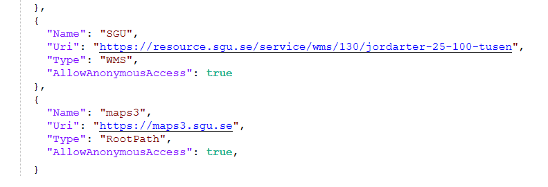Roothpath läggs till för maps3.sgu.se