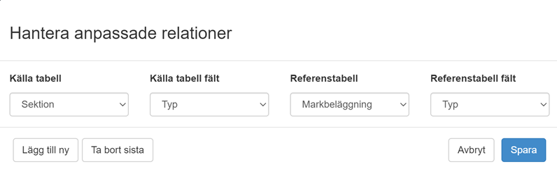 Exempel Hantera anpassade relationer Exempel Hantera anpassade relationer