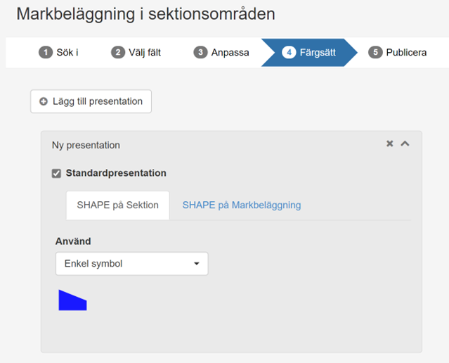 Färgsättning av resultatet Färgsättning av resultatet