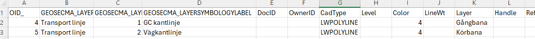 csv-mappning-linje