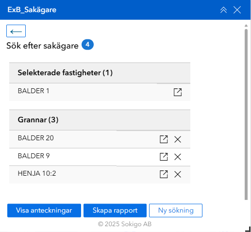 Sök fastighetsägare