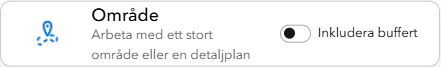 Område utan buffert