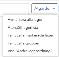 Lagerlista Åtgarder Lagerlista Åtgarder