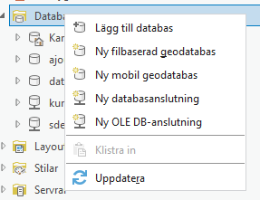 katalog databasanslutning katalog databasanslutning