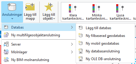 Lägg till databasanslutning