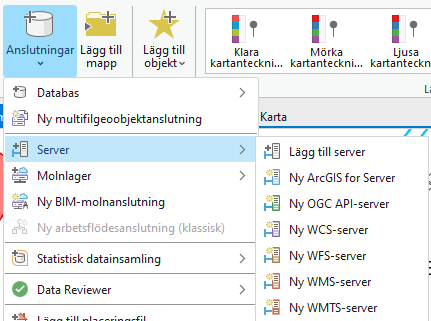 Lägg till serveranslutning Lägg till serveranslutning