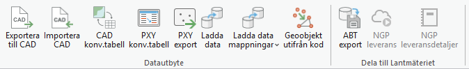Dela datautbyte & Dela till LM Dela sektionerna datautbyte & Dela till LM