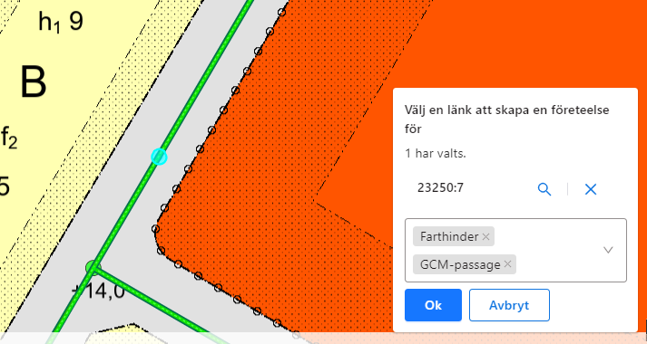 flytta punktföreteelsen