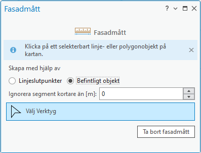Fasadmått befintligt objekt