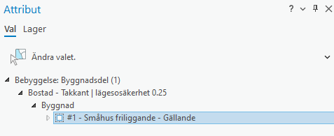 Attribut byggnadsdel