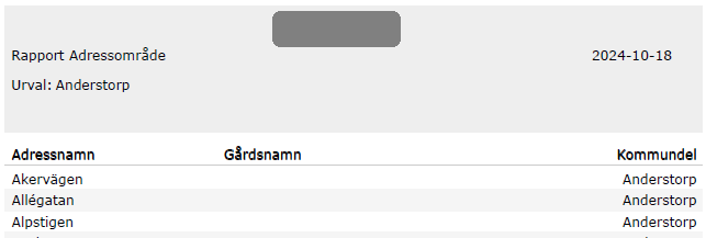 rapport-adressomrade