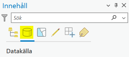 visa enligt datakalla